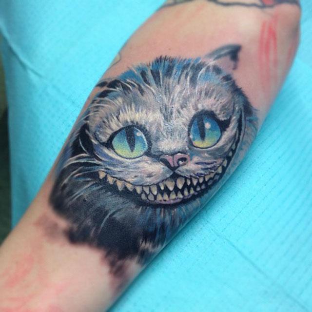 tatuointi cheshire cat